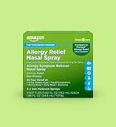 Basic Care 24-Hour Allergy Relief Nasal Spray, Fluticasone Propionate (Glucocorticoid) 50 ...