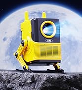 XBJ H8 Portable Projector [Support 4K/1080P/Auto Keystone/600 Ansi] Robot Mini Smart Movie Projec...