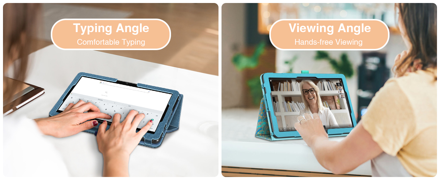 Kindle hd 10 case cover 2023 sleeve bag flip folding magnetic Rotatable Kickstand Shockproof