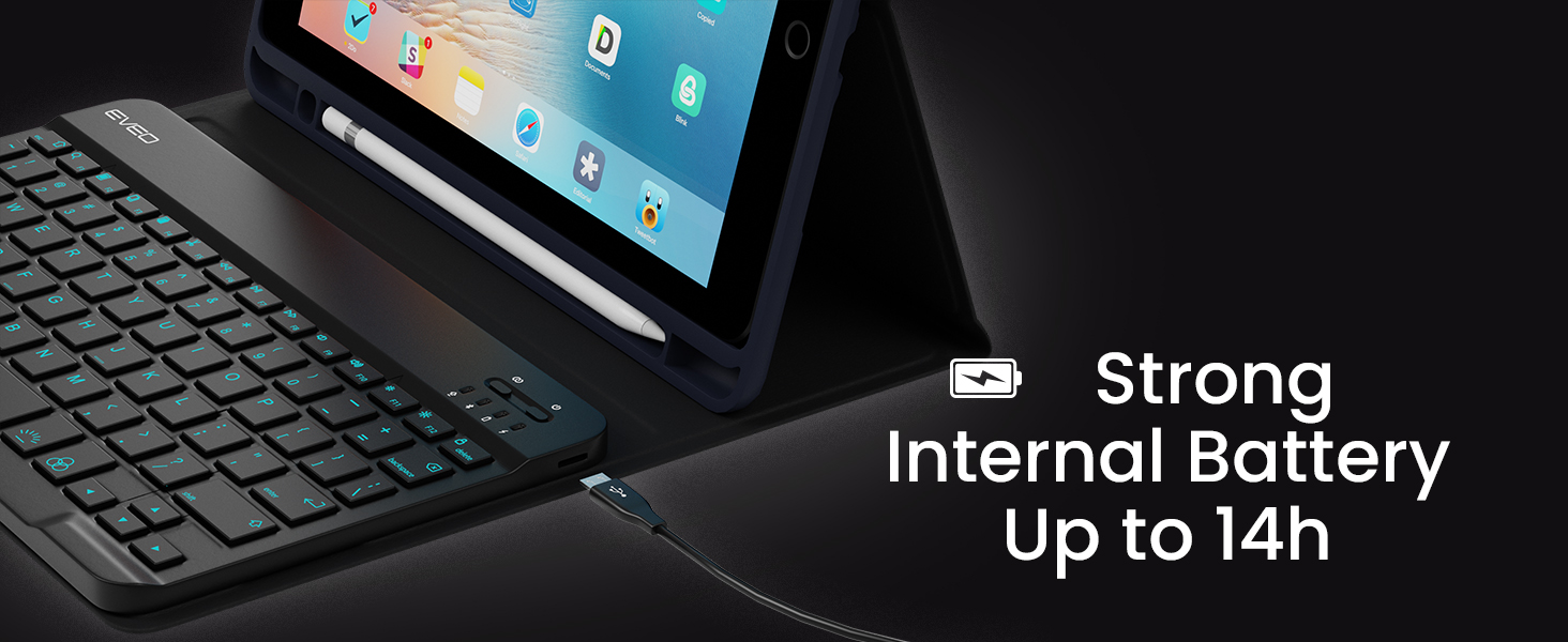 up to 14h internal strong battery