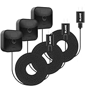 OLAIKE 3-Pack 16ft/5m Weatherproof Power Micro USB Cable with Charger Adapter for Blink Outdoor I...
