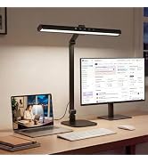 LIONVISON Desk Lamps for Home Office: 2-in-1 LED Eye-Caring Table Light | CRI >97 84 LED Beads - ...