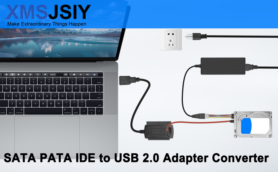 SATA PATA IDE to USB 2.0 Adapter Converter