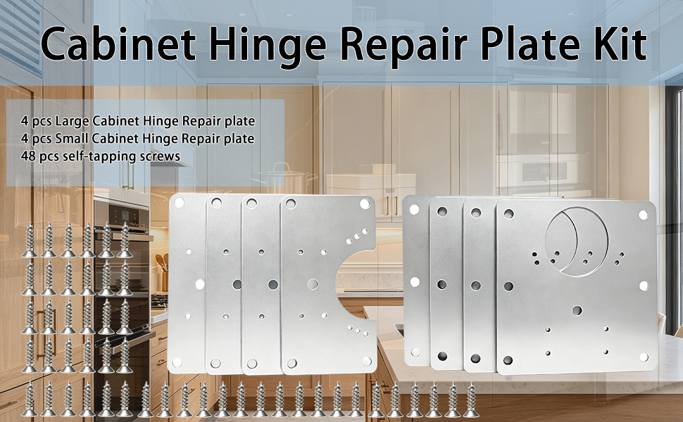 Cabinet Hinge Repair Plate Kit