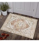 Lahome Boho Kitchen Rugs Washable - 2x3 Small Non-Slip Entry Rugs for Inside House Oriental Throw...