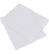 QTLCOHD 30 Pack Plastic Canvas Sheets 7 Count Ultra Stiff Clear Plastic Mesh Canvas Sheets for Em...