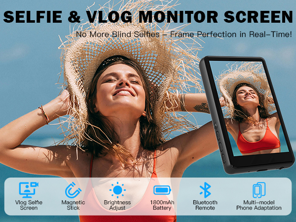 selfie monitor screen iphone