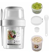 Daasigwaa Breakfast On The Go Cups, Salad Cup To Go, Take And Go Yogurt Cereal Overnight Oats Sna...