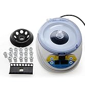 AMTAST 110V 60Hz Mini Centrifuge 10,000 RPM Adjustable Includes 8-Place Micro Tube Rotor and 16-P...