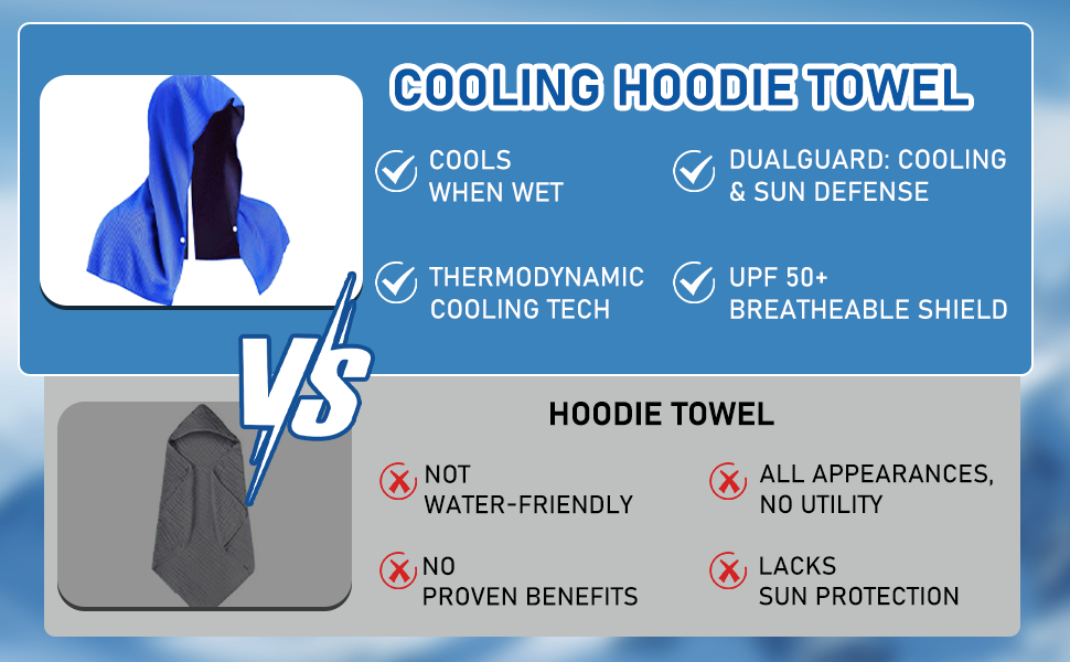 Cooling Hoodie Towel