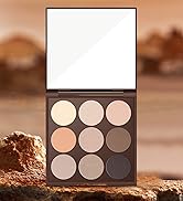MYSTER ROSEY Neutral Eyeshadow palette, Nude eye shadow palette - Brown Matte, Metallic &amp; Shimmer...