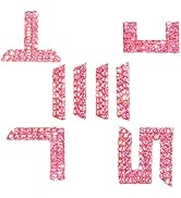 Yeapop 5 Pcs of Bling Letter Emblem Stickers Compatible with Tesla Model Y Juniper, Rear Trunk Lo...
