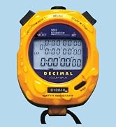 Sper Scientific Stopwatch, Water Resistant, Decimal Display and Multi-Split Stop Watch Timer