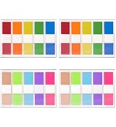 KICNIC Page Markers Sticky Index Tabs 1000 Pcs, Fluorescent Pop Up Note Flags, 1.77 X 0.39 Inch T...