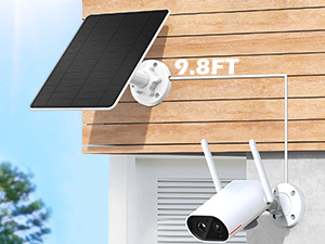 solar charger for security camera
