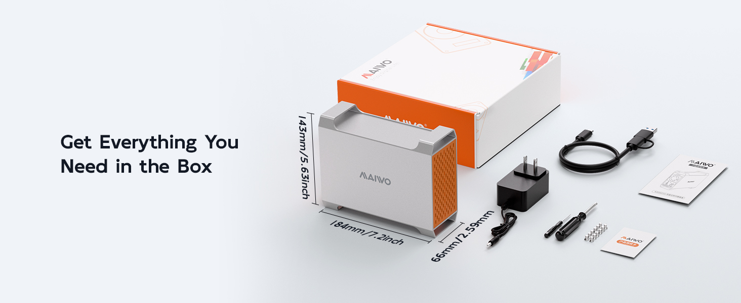 Dual Bay RAID Enclosure for SATA 2.5&amp;#39;&amp;#39;/ 3.5&amp;#39;&amp;#39; HDD/SSD