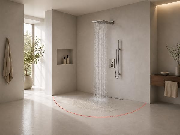 OPEN SHOWER AREA