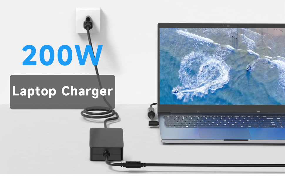 200W Laptop Charger Compatible with Asus