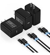 60W GaN PD3.0 Super Fast Type-C Charger for Samsung Galaxy S26 Ultra, 10FT USBC Fast Charging Cab...