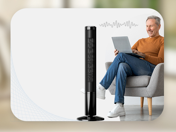 Use preset voice commands to operate the fan without lifting a finger.