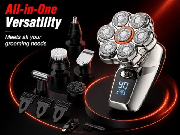 Premium Electric Shaver for Men &amp;amp; Grooming Kit