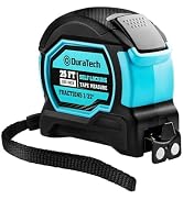 DURATECH 25FT Auto-Lock Magnetic Tape Measure, Easy Read, Double Sided | Measuring Tape with Frac...