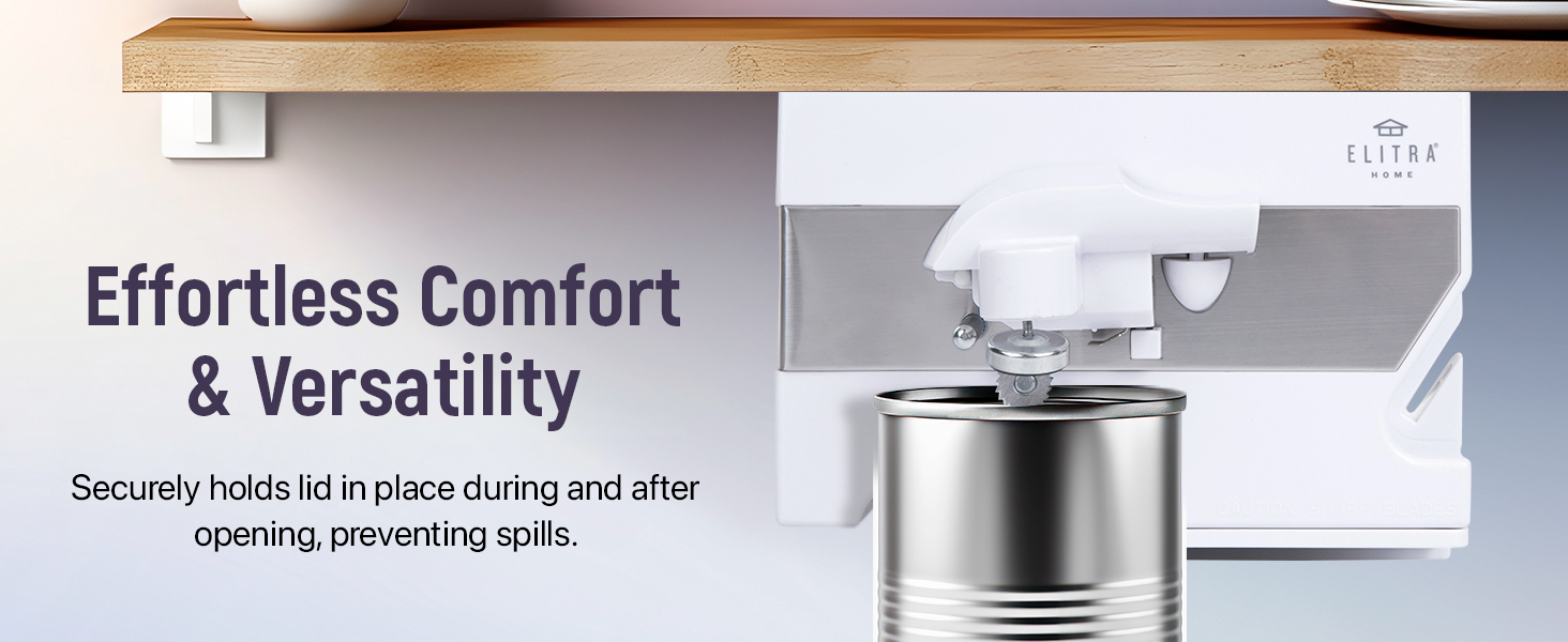 Electric Can Opener - 4 in 1 white 7