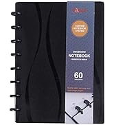 Eagle Discbound Notebook, Customizable Notebook, Junior Size, Poly Cover, 60 Sheets Ruled /Lined ...