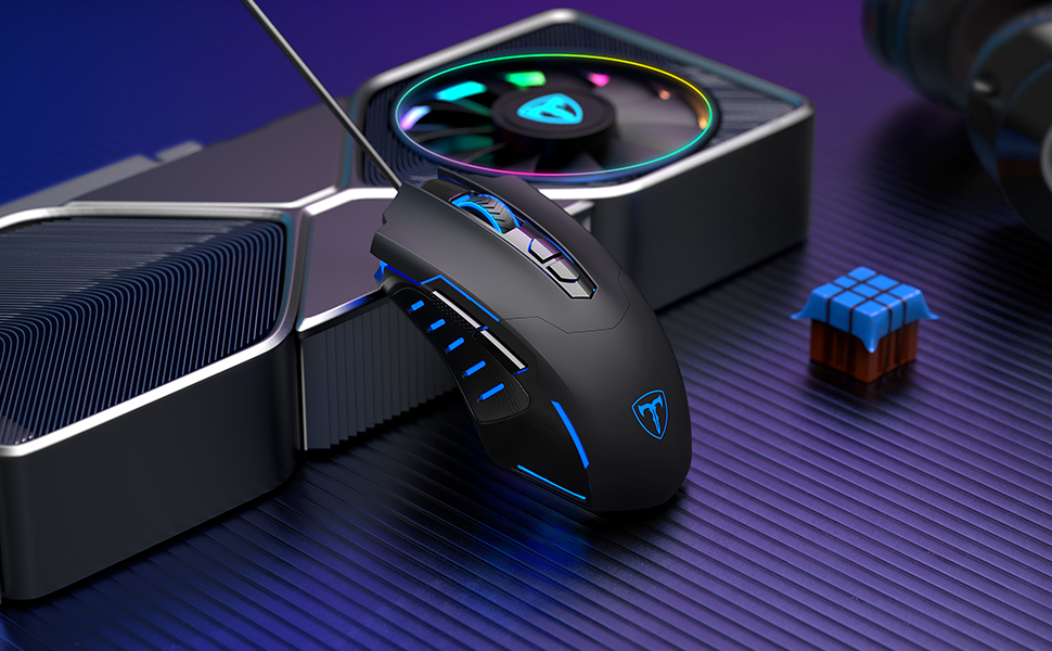 wired gaming mouse computer gammer led rgb light mice for computer laoptop pc