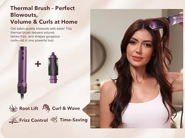 round brush for blow out