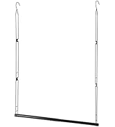 STORAGE MANIAC Hanging Closet Rod, Adjustable Width and Height Closet Hanging Organizer, Space-Sa...