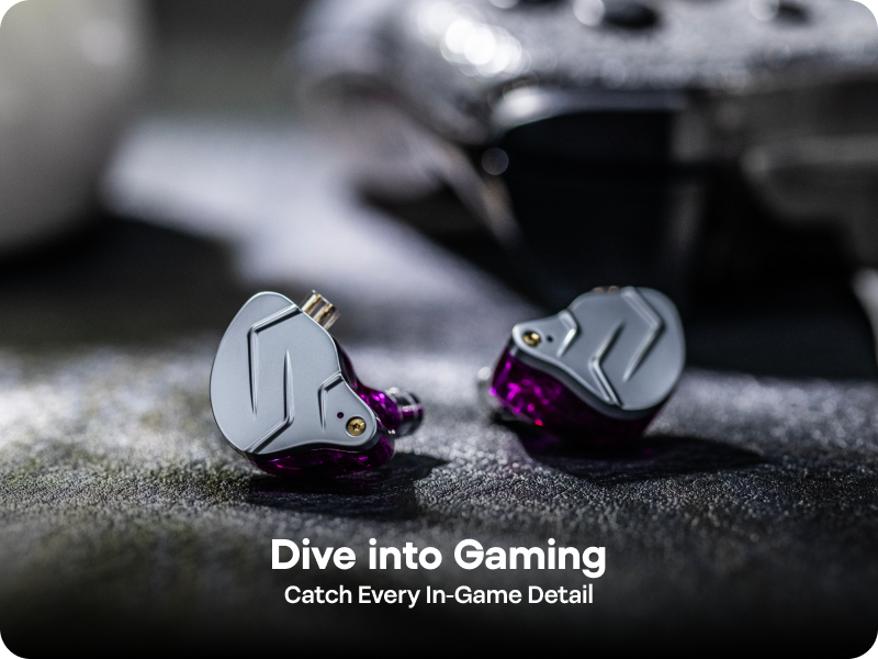 Linsoul KZ ZSN Pro Dual Driver 1BA+1DD Hybrid Metal Earphones HiFi in-Ear Monitor