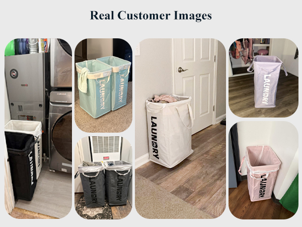Goodpick Laundry Basket with Wheels