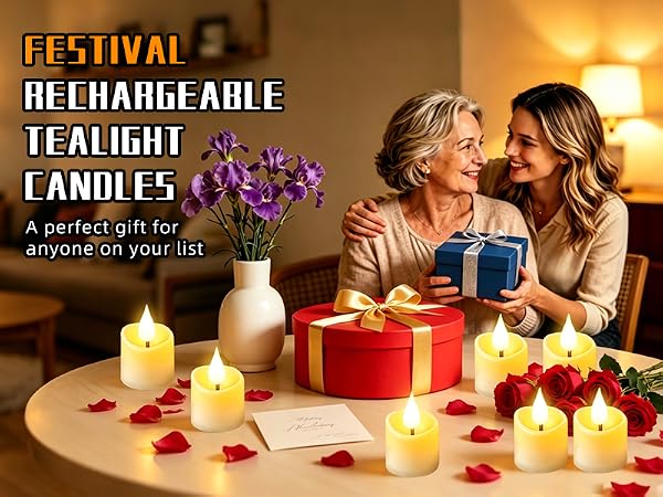 flickering flameless candles