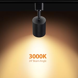 H type track lighting heads Flood 24 degree