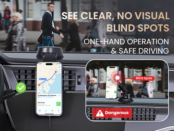 car dashboard phone mount cell phone holder for car iphone 17 16 16 14 12 13 windshield