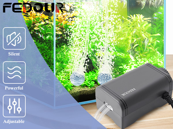 FEDOUR aquarium air pump quiet