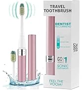 Voom Sonic Go 1 Series Travel Electric Toothbrush, Travel Toothbrush (Dentist Recommended) - Batt...