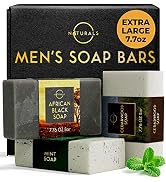 O Naturals Bar Soap for Men - 3-Pcs Mens Soap Bar - Natural Soap - Mens Soap - Body Men Soap Bars...
