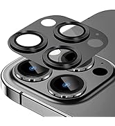 POROLIR Compatible for iPhone 14 Pro and iPhone 14 Pro Max Camera Lens Protector 3D Metal Plus 9H...