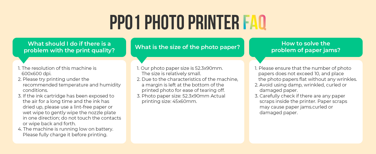 Nelko PP01 photo printer portable photo printer photo picture printer mini photo printer