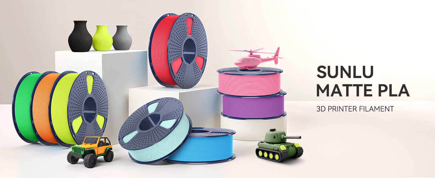 PLA filament 1.75mm, pla 1000g, sunlu pla