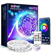 GUPUP 200 FT LED Strip Lights,Color Changing LED Lights for Bedroom,Built-in-Mic,Music Sync LED L...