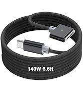 USB-C to Magnetic 3 Cable(6.6ft/2m), 140W Fast Charging Magnetic Charger Cord for MacBook Air (15...