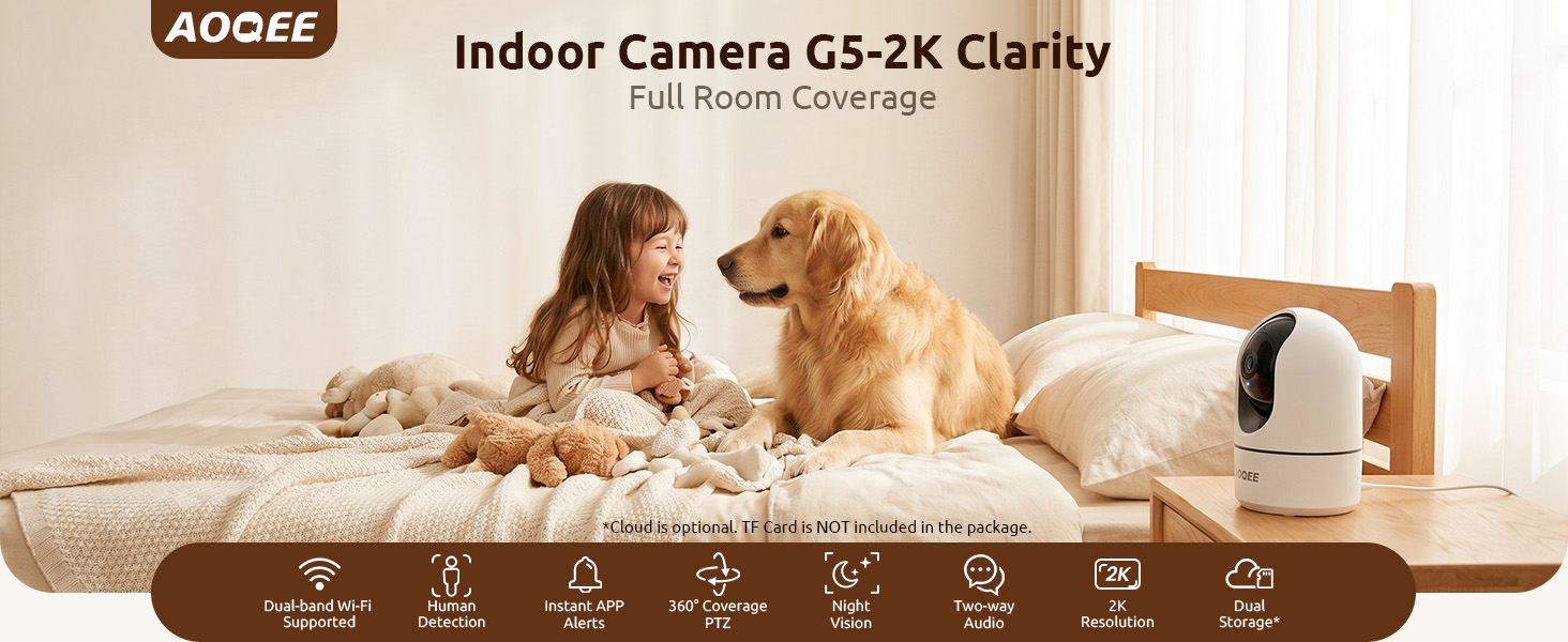 Indoor camera G5-2K clarity