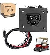 Golf Cart 48V Battery Charger Receptacle or Plug for EZGO RXV &amp; TXT 2008-up Electric, EZGO 2Five ...