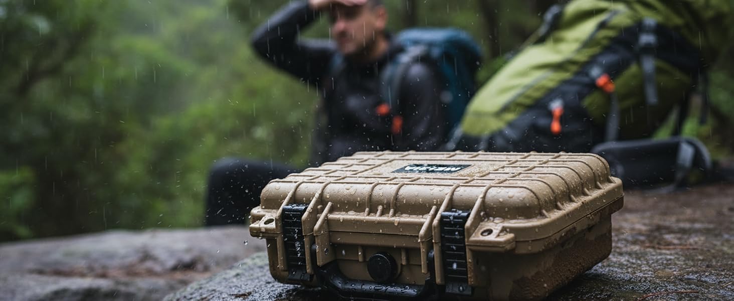 Small hard case with foam