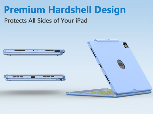 ipad air 13 inch keyboard case blue 12