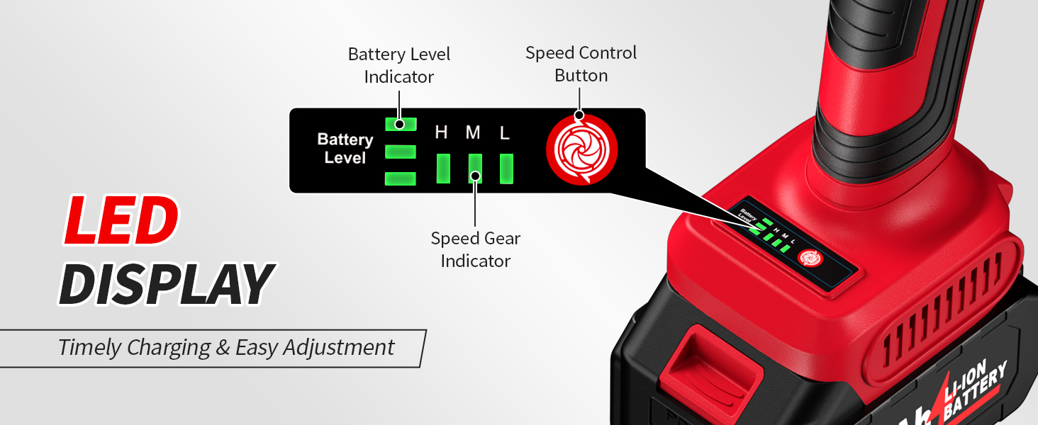 Angle Grinder Cordless 10000RPM Powerful Angle Grinder with Battery and Charger