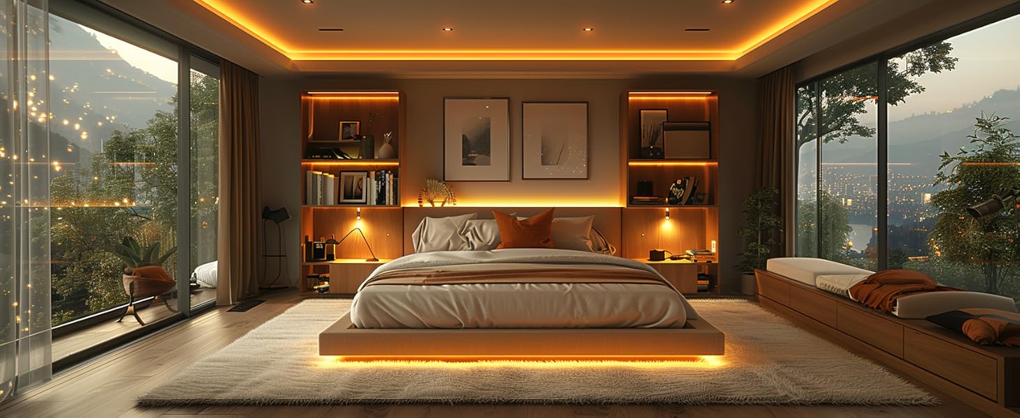 UVTaoYuan lamp belt is used for bedroom lighting decoration